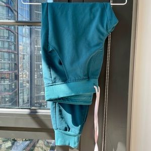 FIGS Zamora Caribbean Blue joggers